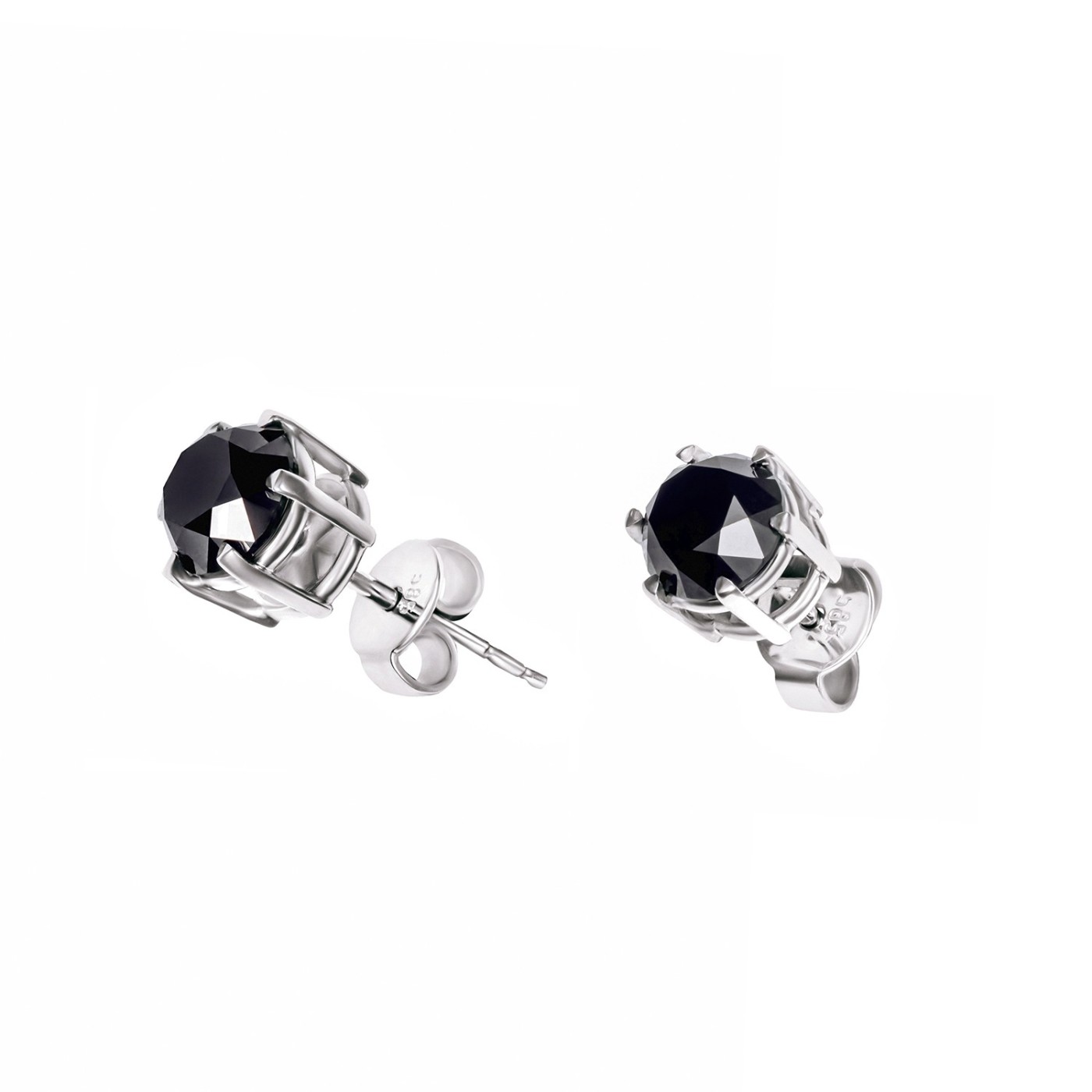 Natural Black Diamonds 2,29 ct Earrings