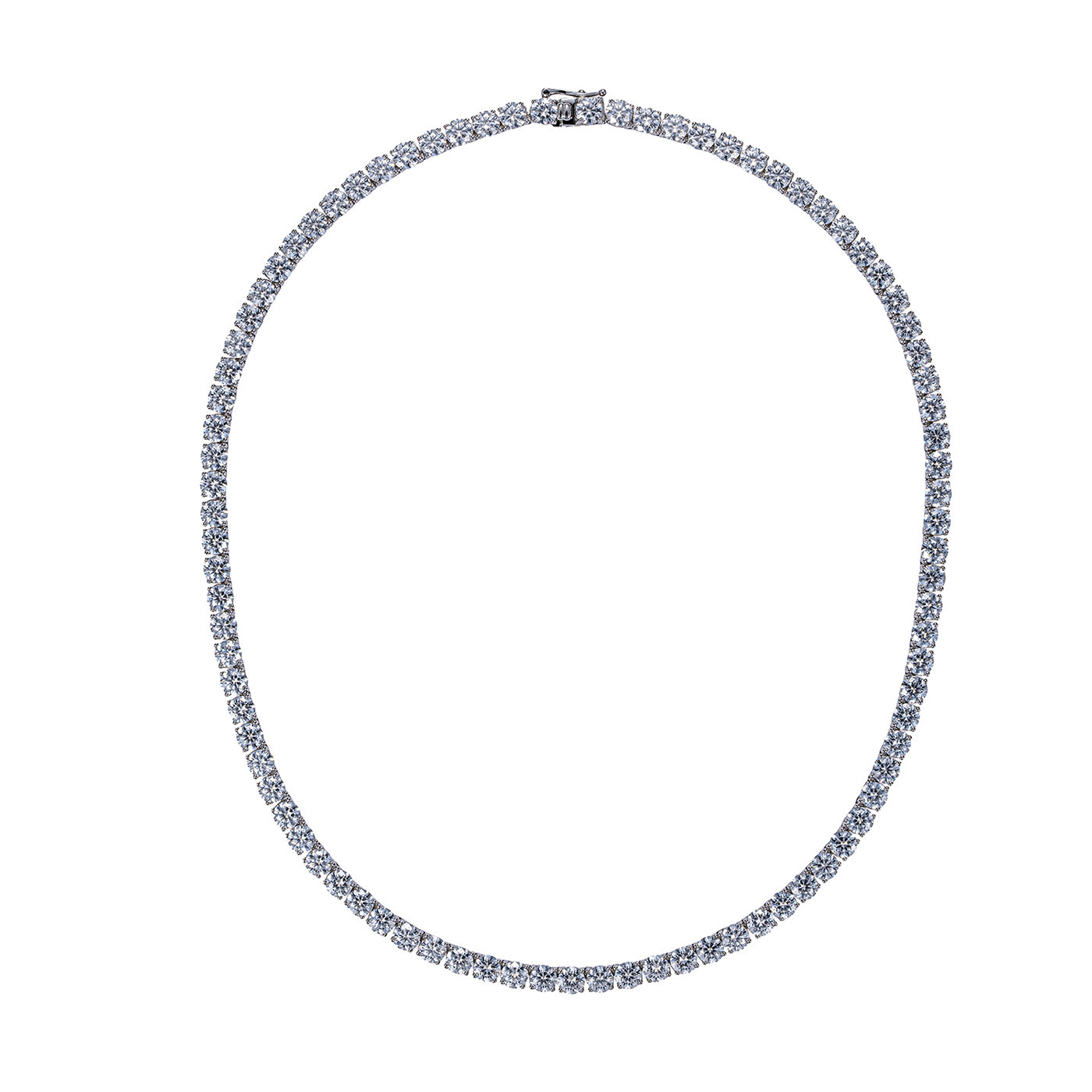0.5 ct Moissanite Tennis Necklace - 55 cm