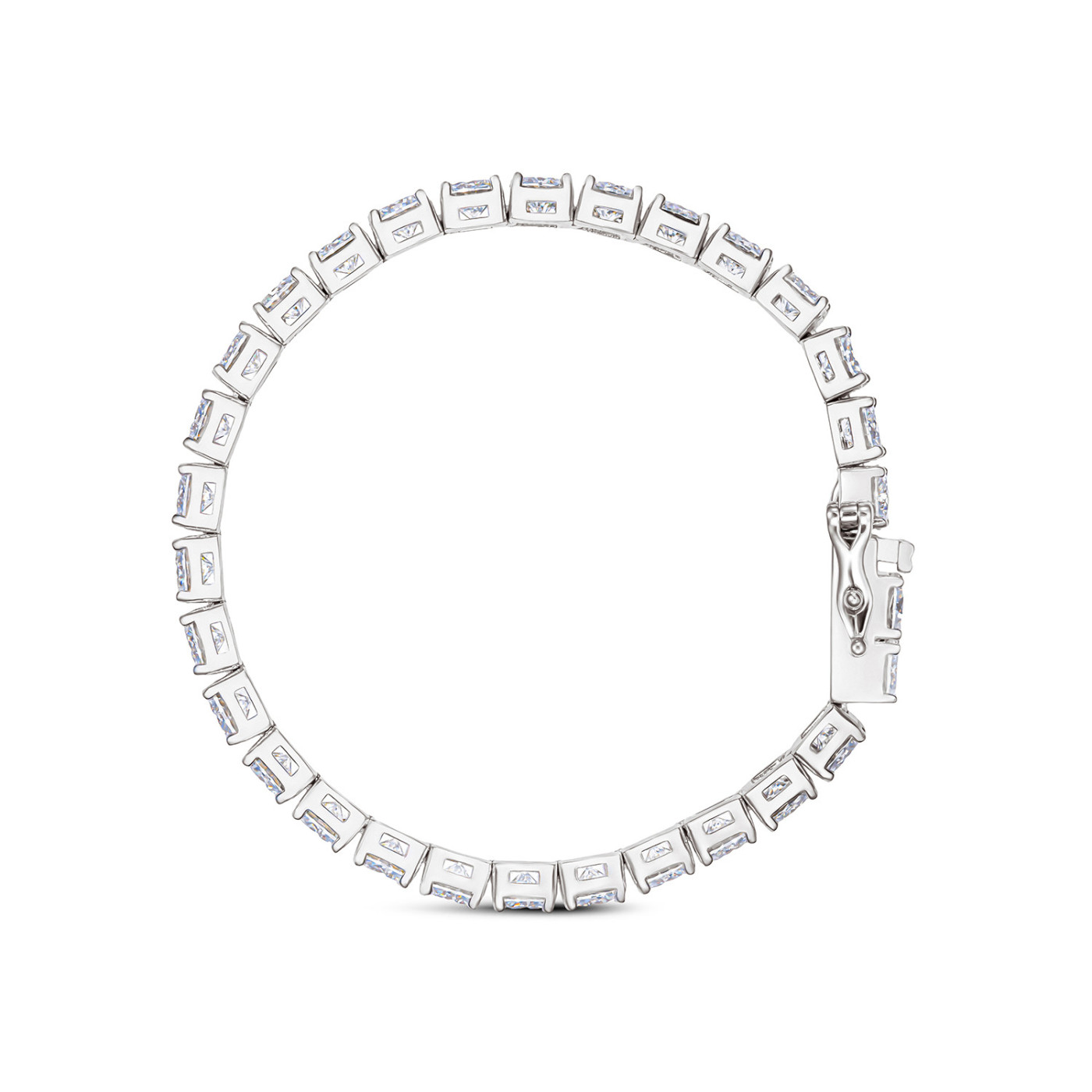 Moissanite Tennis Bracelet 0.5 ct | Sterling Silver 925 - 17 cm Moissanite Tennis Bracelet 0.5 ct | Sterling Silver 925 - 17 cm