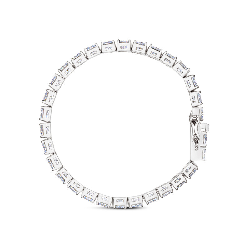 Moissanite Tennis Bracelet 0.5 ct | Sterling Silver 925 - 17 cm Moissanite Tennis Bracelet 0.5 ct | Sterling Silver 925 - 17 cm