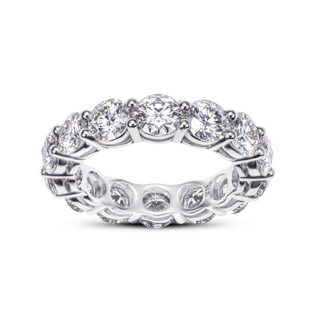 Obrączka Tennis Moissanite 0,5 ct | Srebro 925